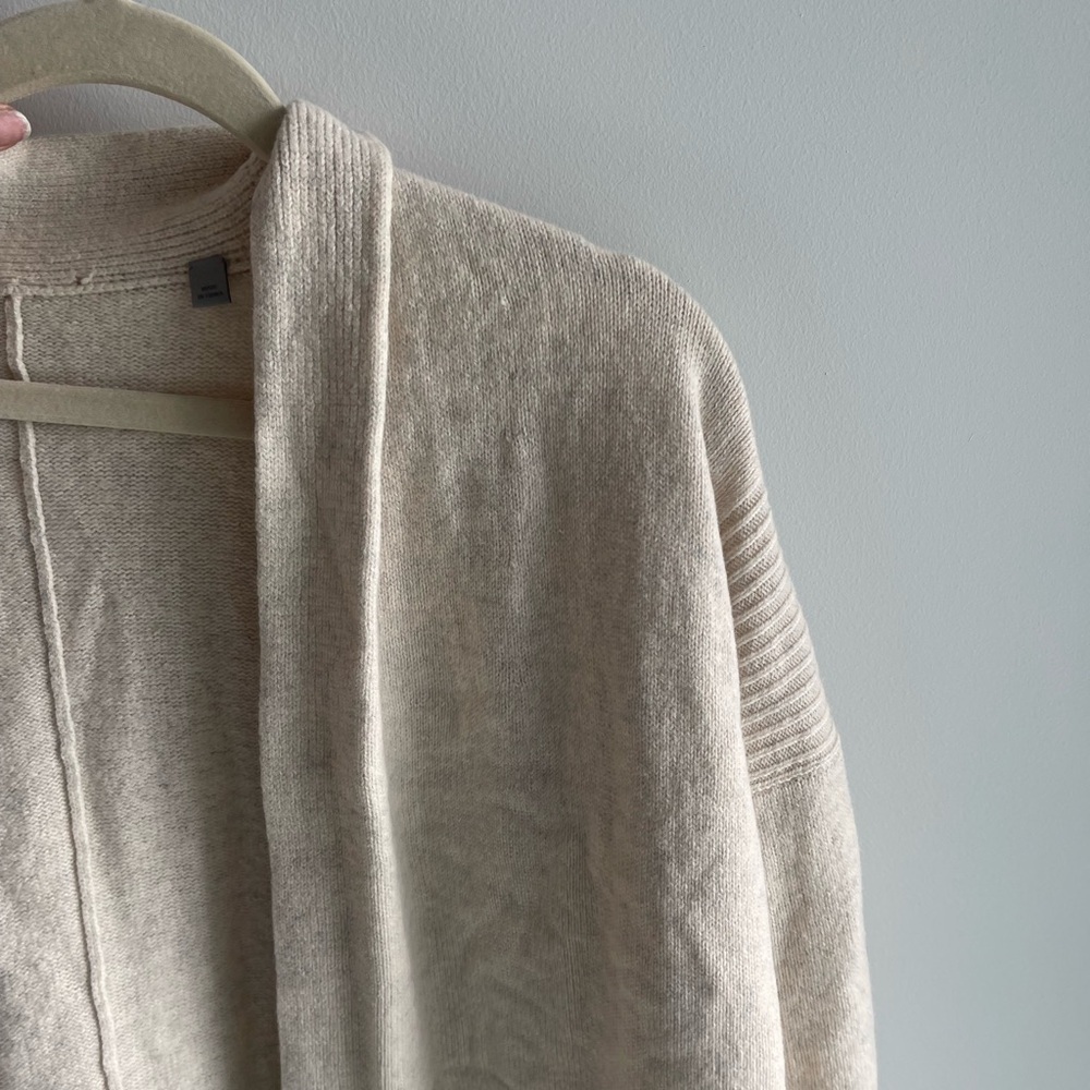 Vince Wool Cashmere Cream Cardigan - Picture 7 of 10